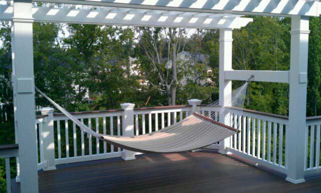 Finished Basement — Hammock in the deck in Woodbridge, VA