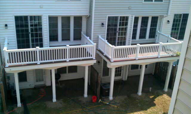 Basements — Wooden Designed Deck 7 in Woodbridge, VA