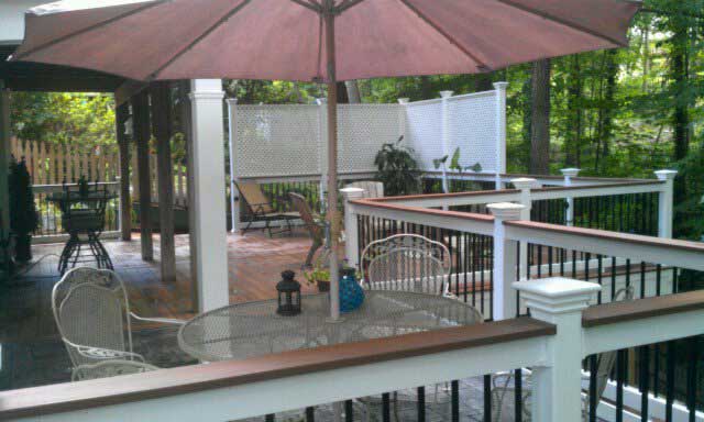 Custom — Wooden Designed Deck 6 in Woodbridge, VA