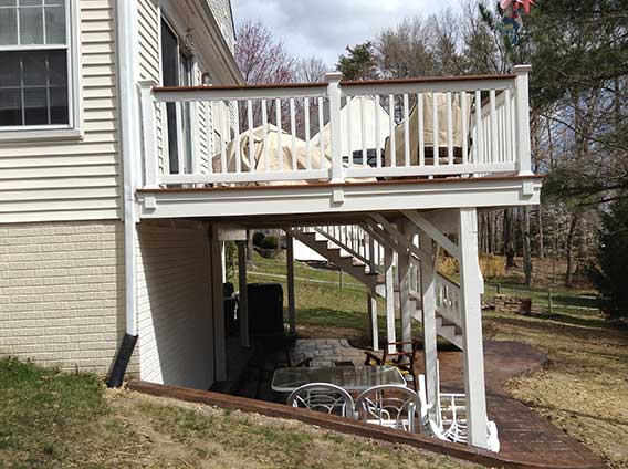 Restoration — Residential House deck B in Woodbridge, VA