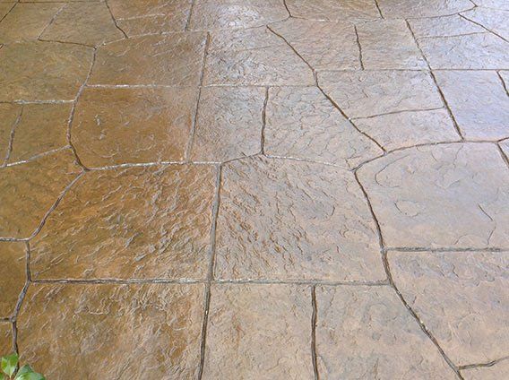 Loggia — Shiny stone floor in Woodbridge, VA