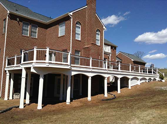 Quality Service — Big house with designed decks in Woodbridge, VA