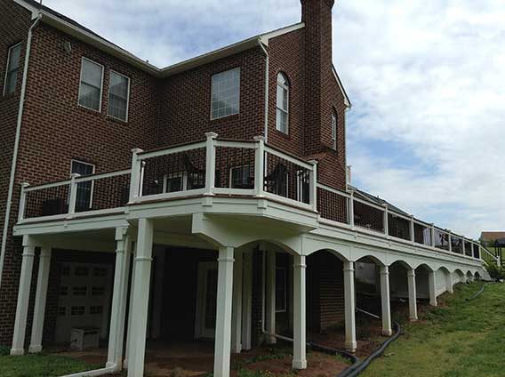 Precise Remodeling — Big House with designed deck B in Woodbridge, VA