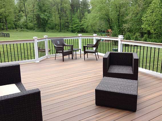 Indoor — Brown chairs in deck in Woodbridge, VA