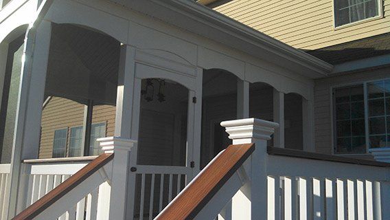 Water Level — Brown stairs in Woodbridge, VA