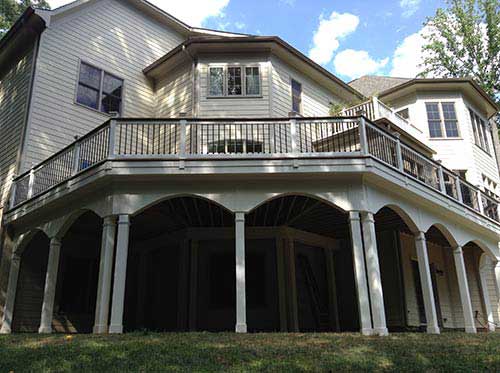 Spout — Designed decks B in Woodbridge, VA