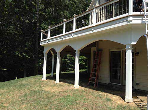 Trench — White Decks in Woodbridge, VA