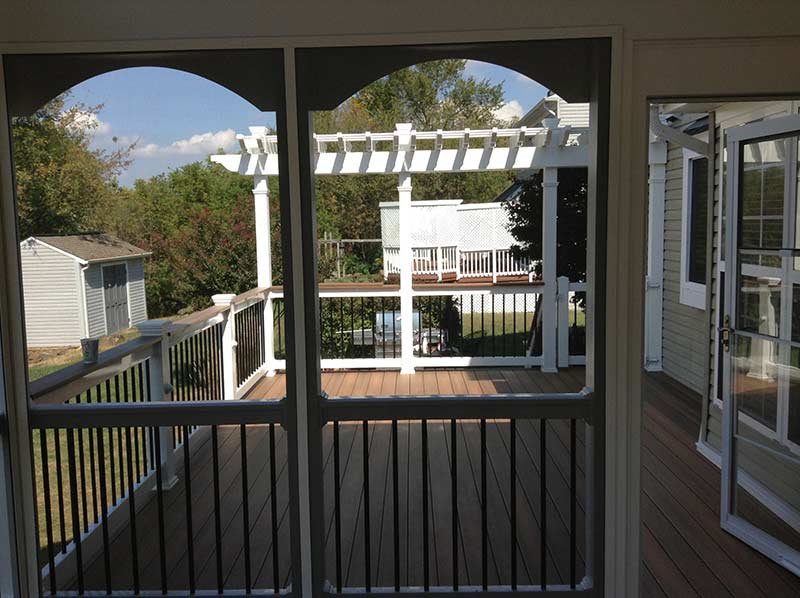Concrete Slab — Clear windows of deck in Woodbridge, VA
