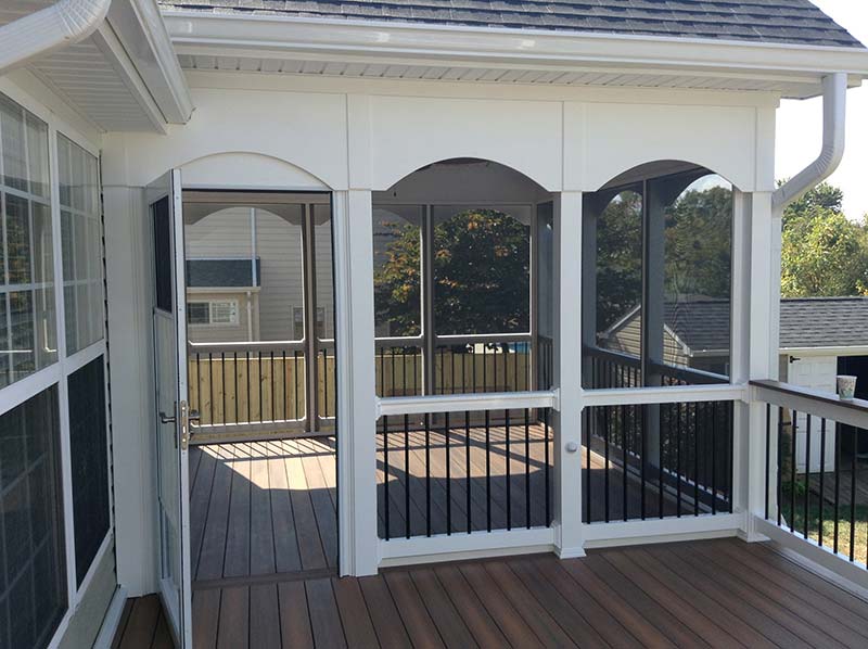 Free Swing Set Plans — Open door of deck in Woodbridge, VA