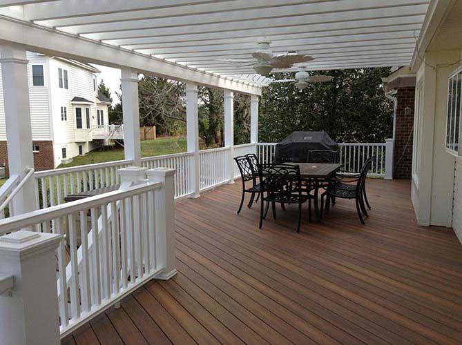 Courtyard — Designed Deck A in Woodbridge, VA