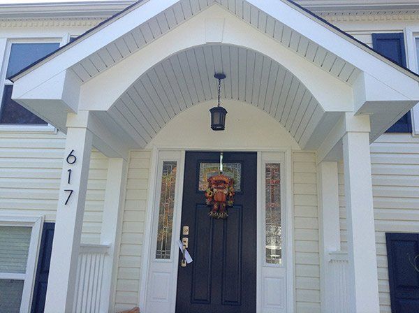 Building Supplies — White deck and a door in Woodbridge, VA