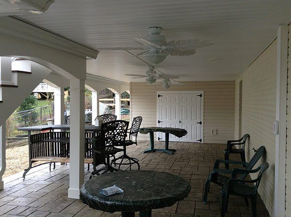 Builders Merchants — Black chairs and table from the left side in Woodbridge, VA