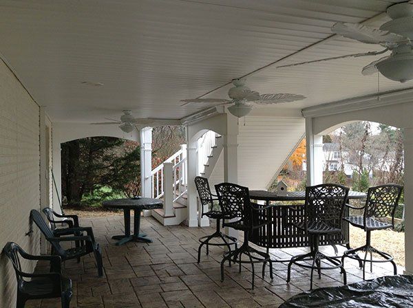 Driveways — Black chairs and table in Woodbridge, VA