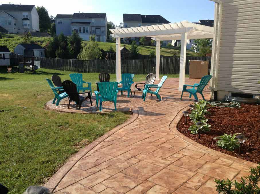 Platform — DTen colored chairs outside the house in Woodbridge, VA