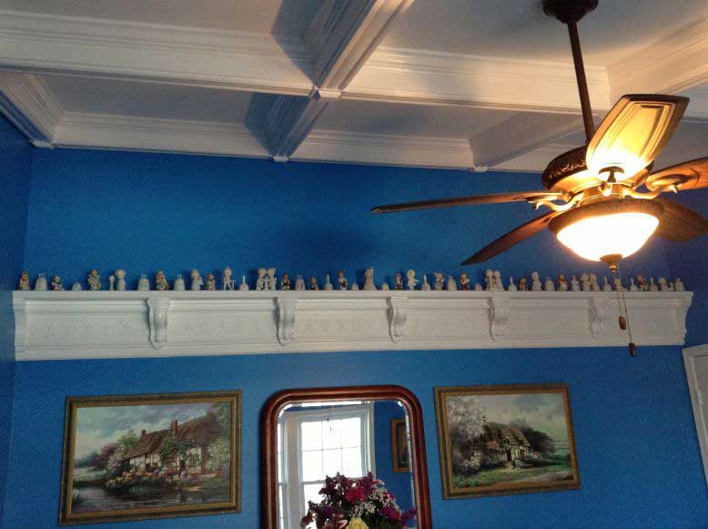 Quality Services — Blue wall with picture frames and mirror in Woodbridge, VA