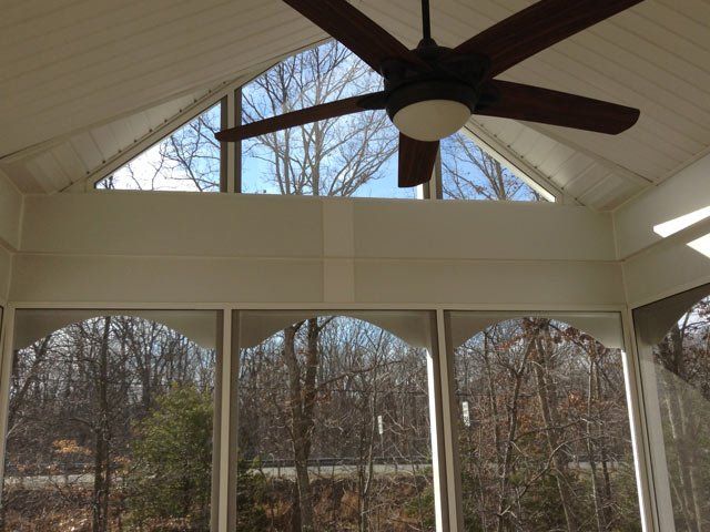 Furniture — Ceiling fan and clear windows in Woodbridge, VA