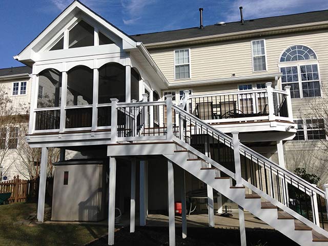 Curtains — Long stair and porches in Woodbridge, VA
