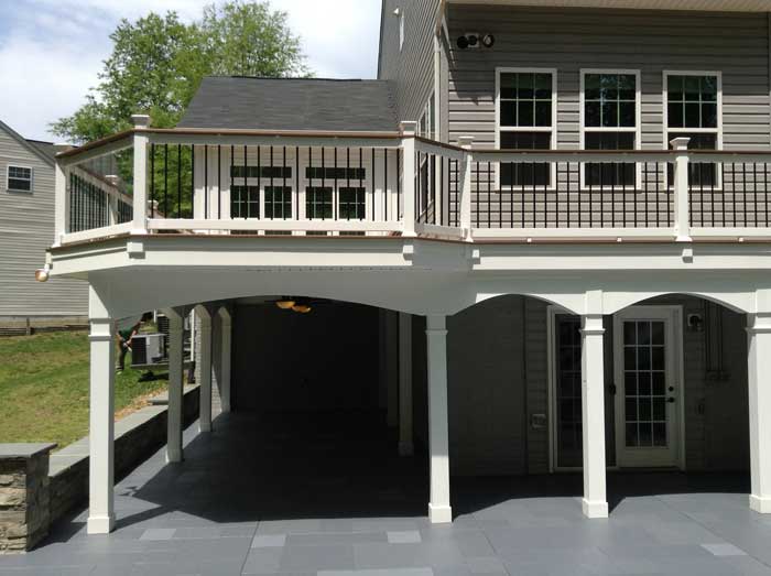 Reconstruction — Designed patios in Woodbridge, VA