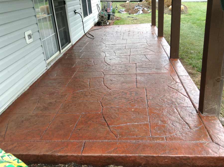 Hallway — Concrete brown floor in Woodbridge, VA
