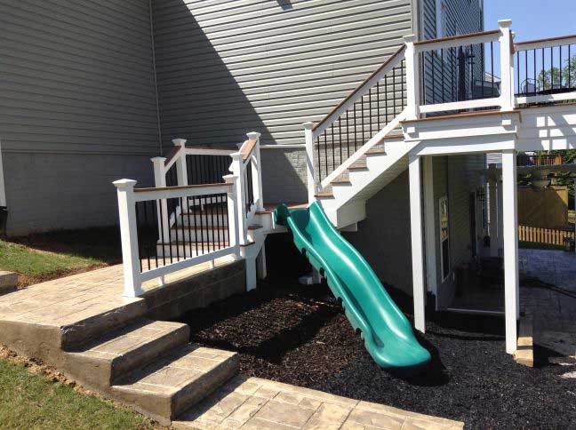 Refurbish — Stairs with Slider in Woodbridge, VA