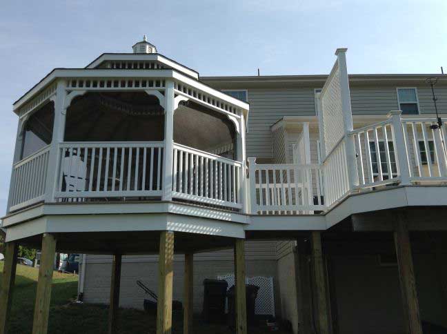 Conduit — Gazebo Outside the house in Woodbridge, VA