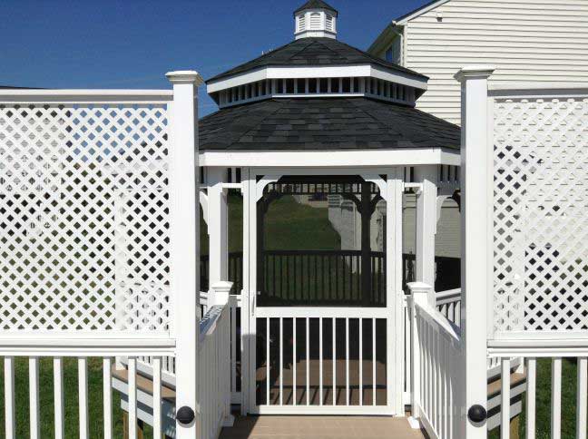 Dike — White Gazebo in Woodbridge, VA