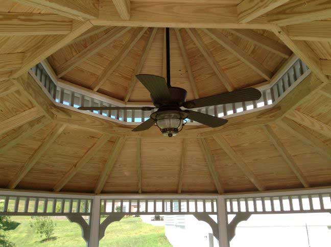 Duct — Ceiling Fan in Gazebo in Woodbridge, VA