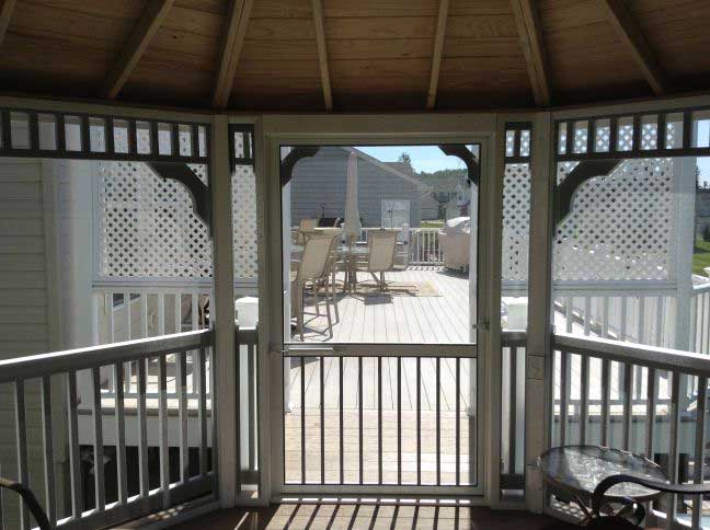 Eaves — Deck View from the Gazebo in Woodbridge, VA