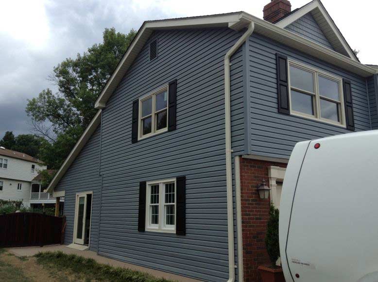 Kitchen Remodel —Back of the house siding in Woodbridge, VA