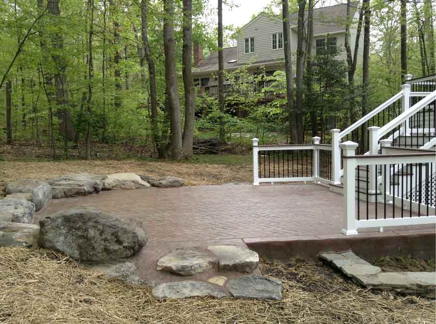 Product — Big stones and concrete flooring in Woodbridge, VA