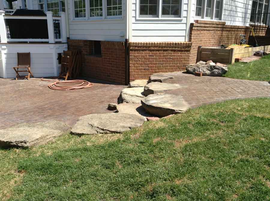 Reworking — Stair made of big stones in Woodbridge, VA
