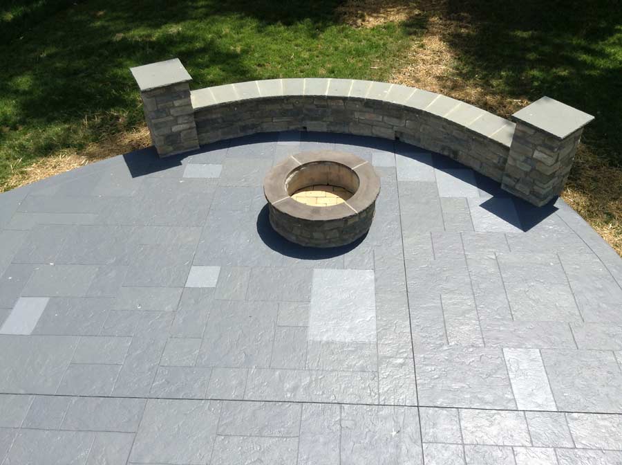 Walkway Replacement — Top view of water well in Woodbridge, VA