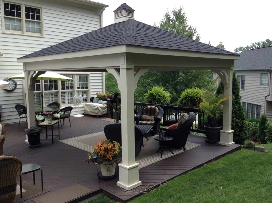 Replacement Windows And Doors — Gazebo with carpet and chairs in Woodbridge, VA