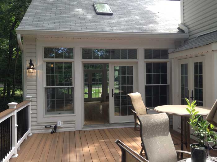 Remodeling — House View from the Deck Patios in Woodbridge, VA