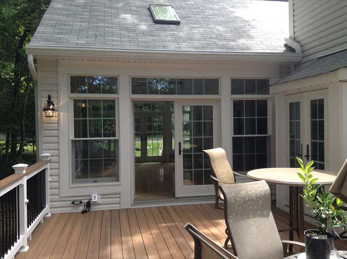 Roofing — House decka nd clear window in Woodbridge, VA