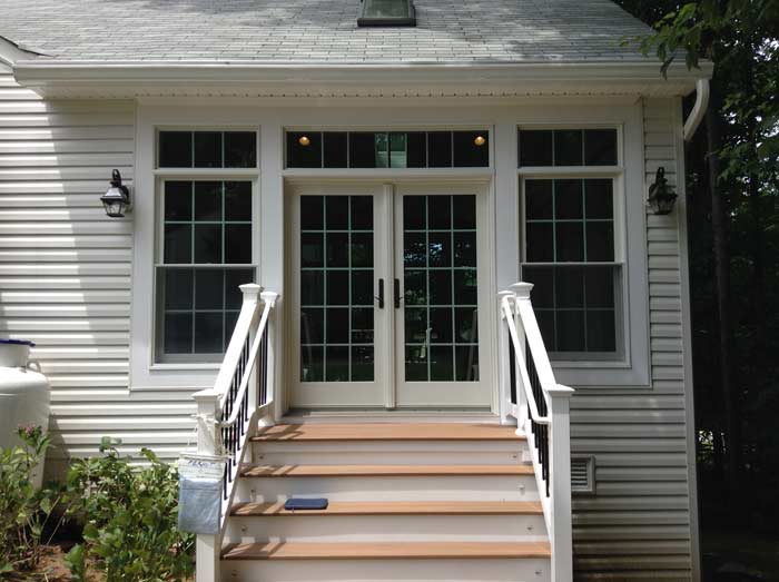 Additions — Clear door and windows view outside the house in Woodbridge, VA