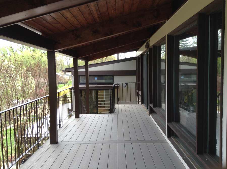 Bathroom Tiles — Wood flooring of deck in Woodbridge, VA