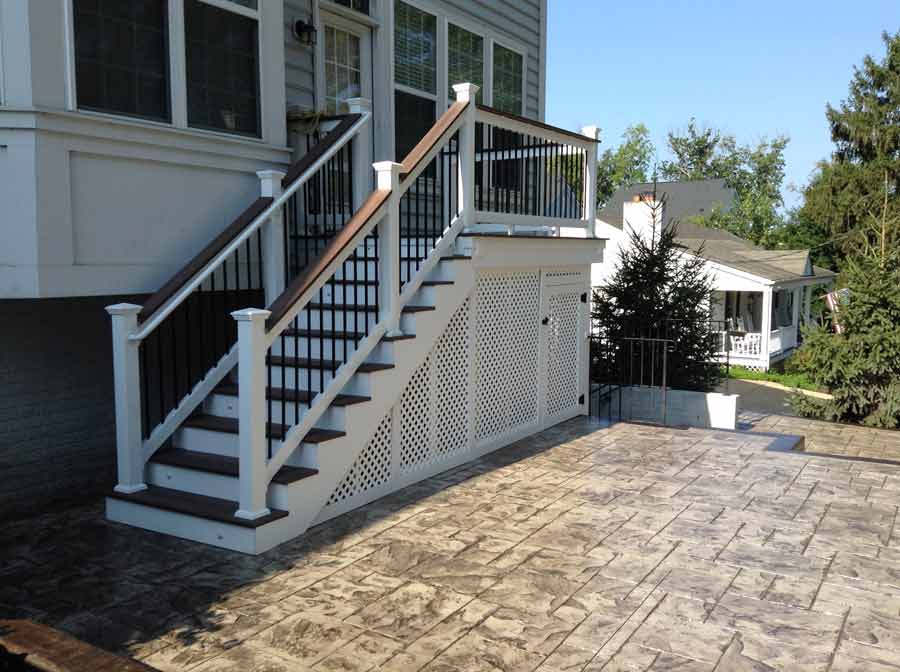 Home Siding — Designed stairs of house in Woodbridge, VA