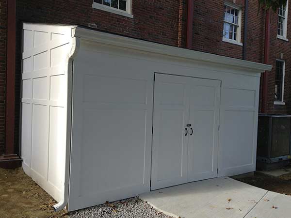 Complete — White garage in Woodbridge, VA