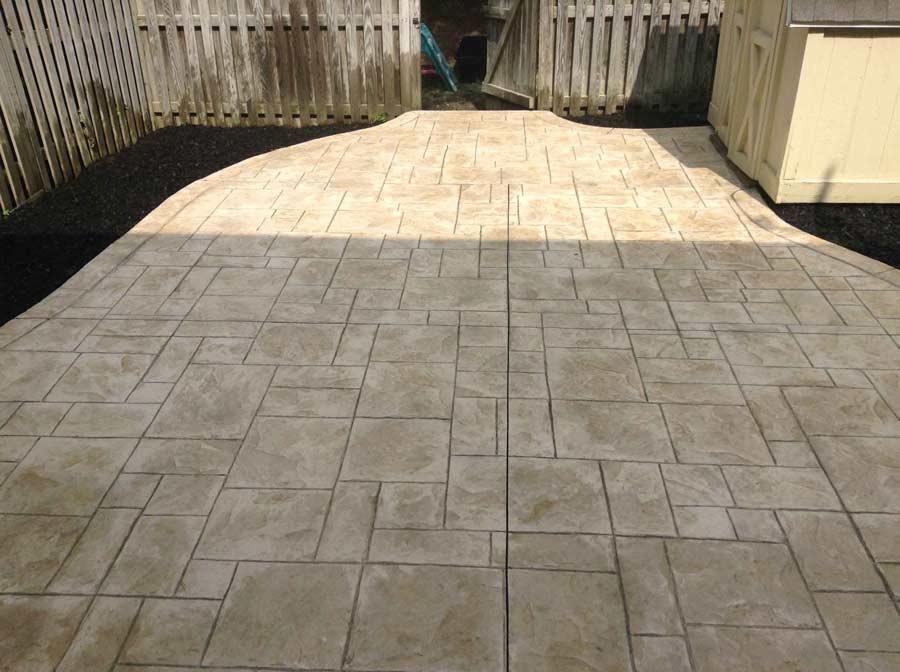 Bathroom Upgrade — Wooden fence and concrete flooring in Woodbridge, VA