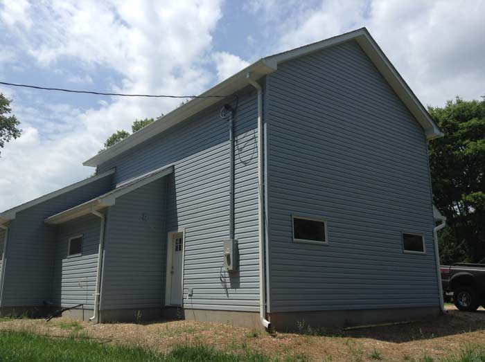 Kitchen — Blue siding of house in Woodbridge, VA