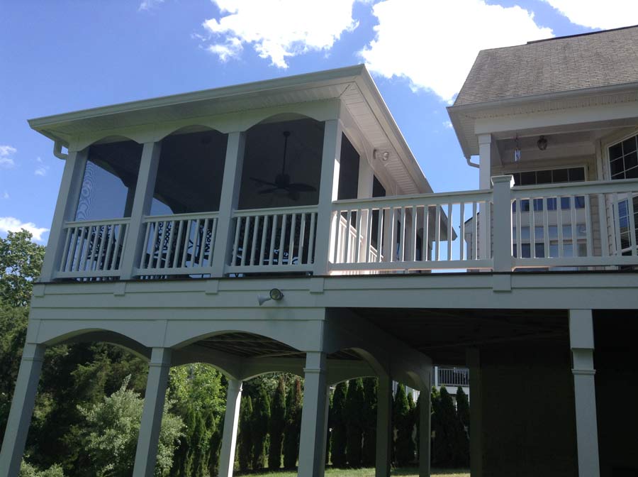 Composite Doors — High deck in Woodbridge, VA