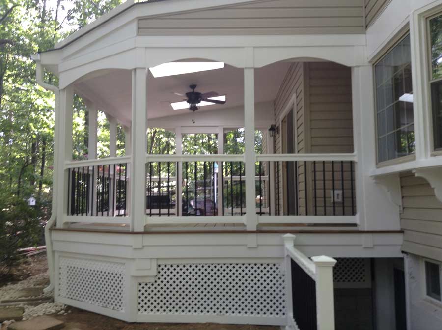 Cheap Wall Tiles — Deck outside the house in Woodbridge, VA