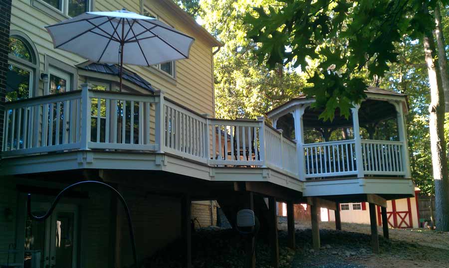 Sliding Doors — Gazebo and deck in Woodbridge, VA