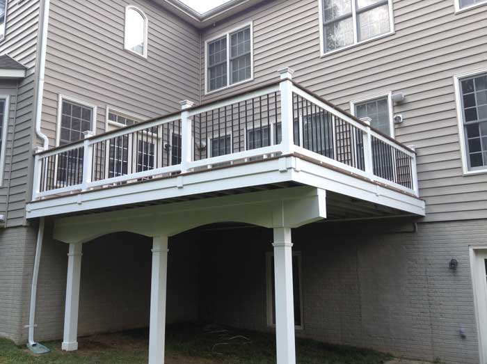 Custom — Deck Right View in Woodbridge, VA
