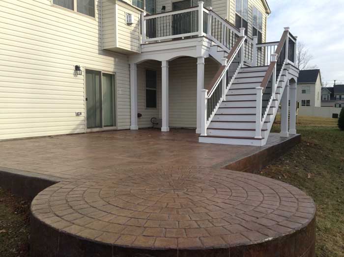 Woodbridge — Walksways Down Stairs Angle B in Woodbridge, VA