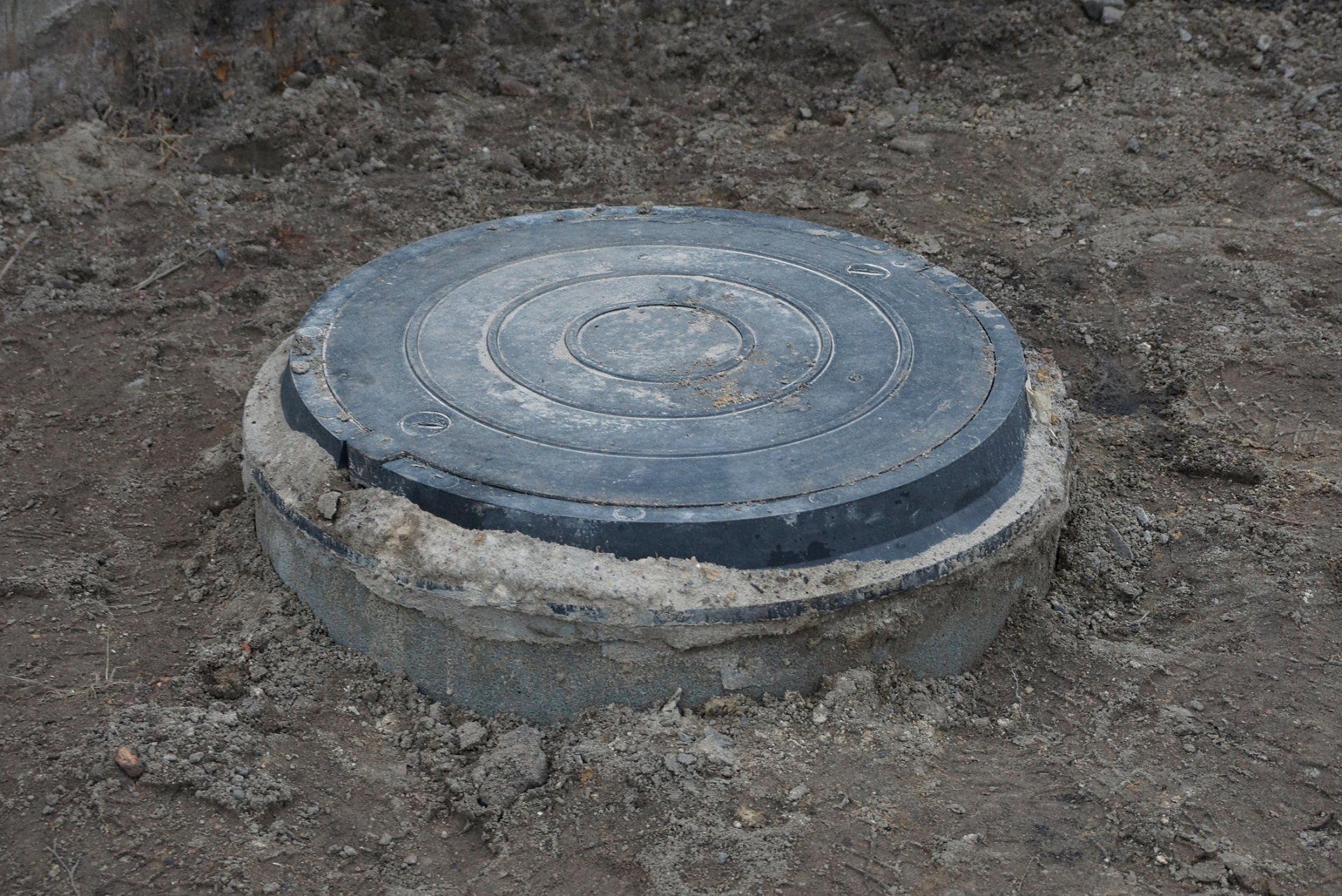 Septic Tank With Cover — Richmond, VA — Dowdy’s Well & Septic Service