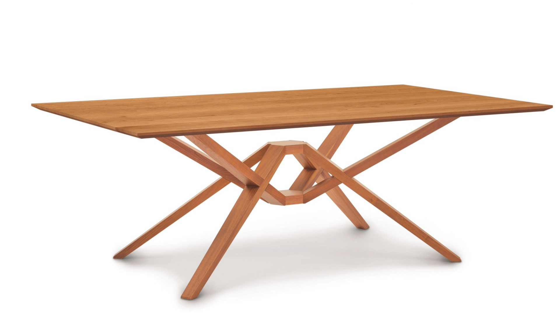 Exeter fixed Dining table In Cherry