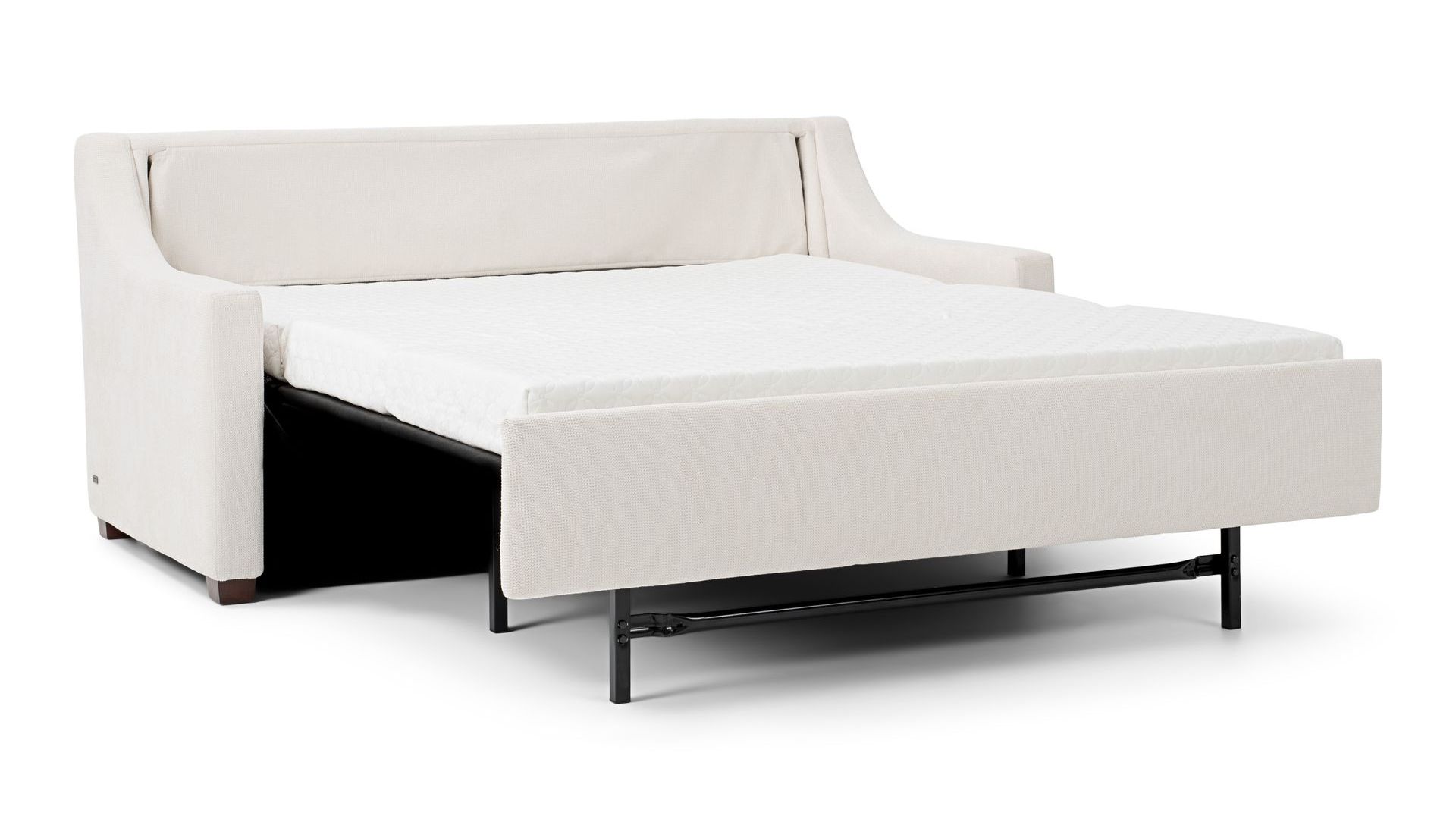 Perry Comfort Sleeper from American Leather, shown open.