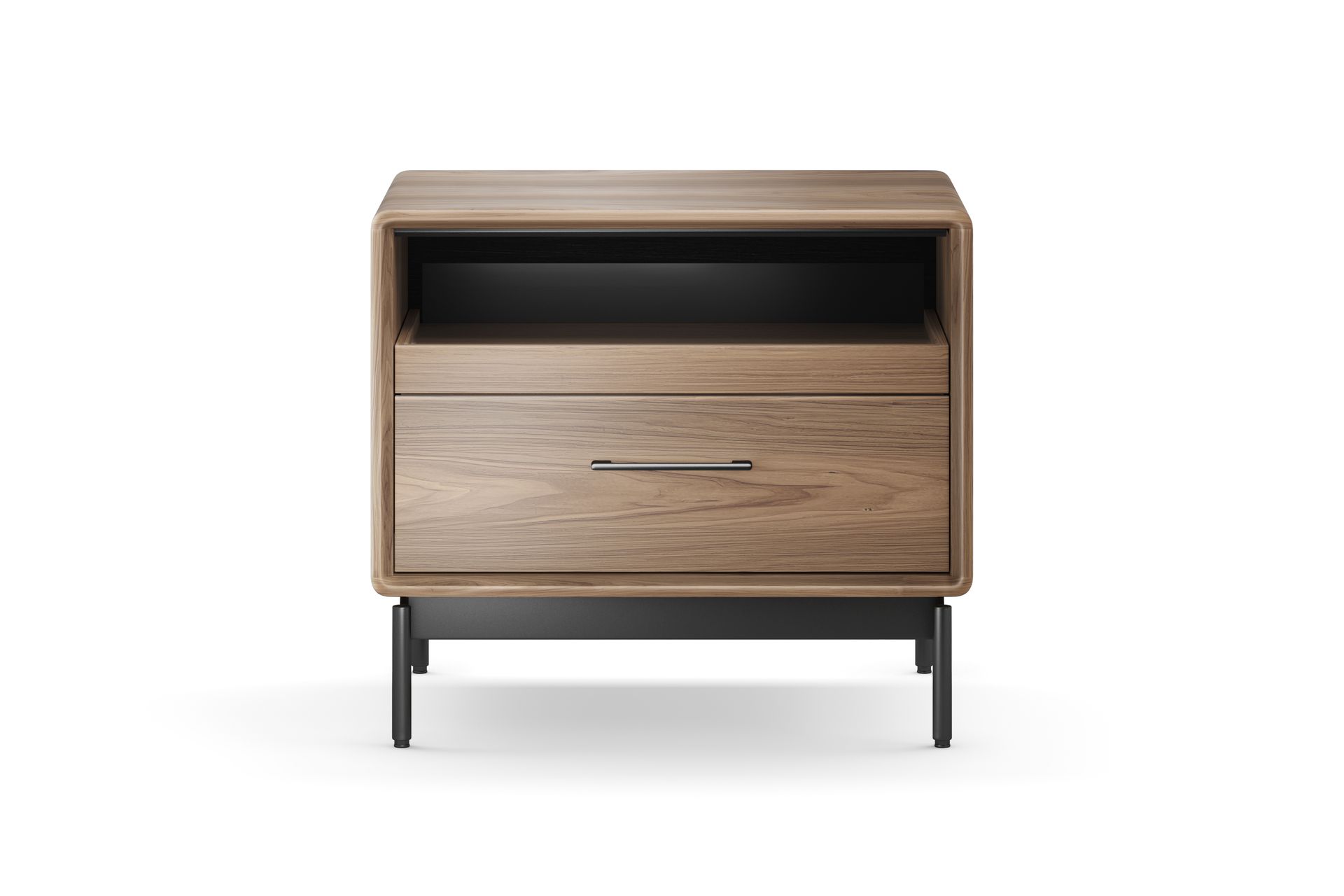 LINQ 9182 28-inch Modern Nightstand With Charging Station | BDI Furniture